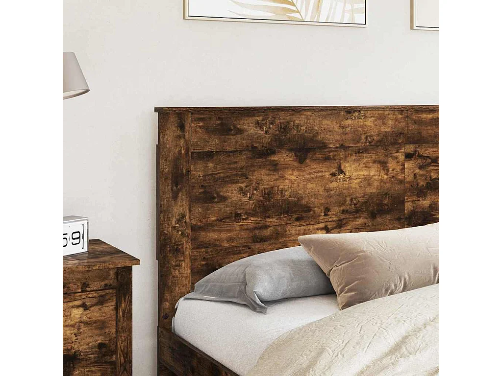 Cabeceira Carvalho Defumado 200 cm Madeira processada