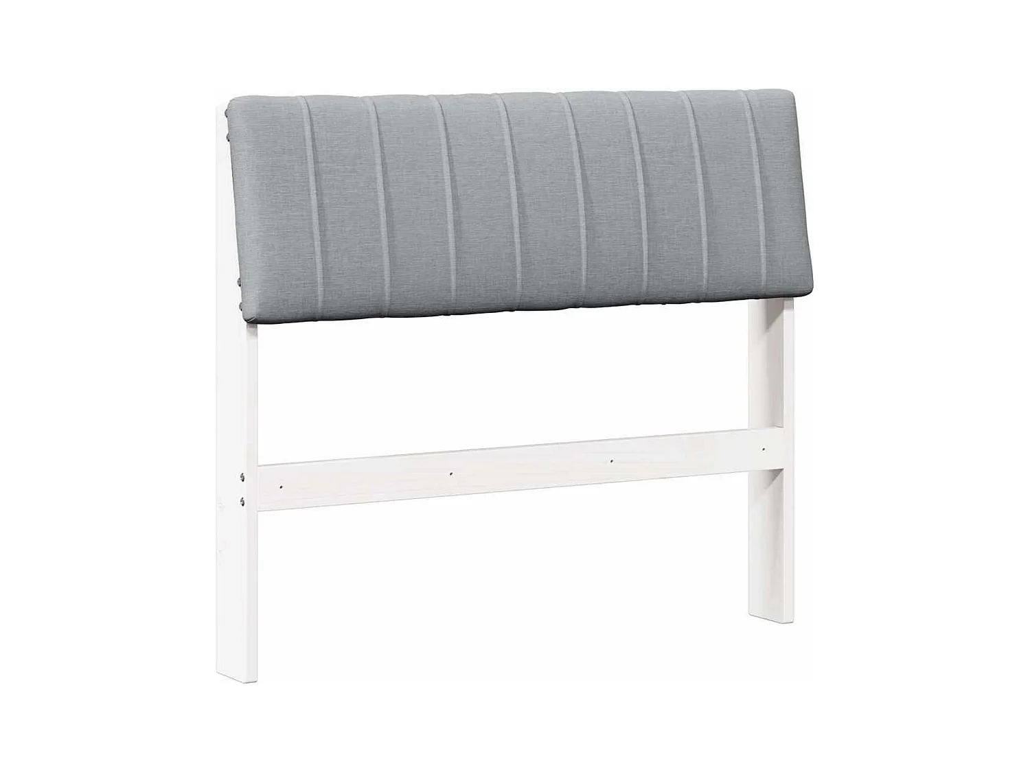 Cabeceira estofada Cinzento-claro 90 cm