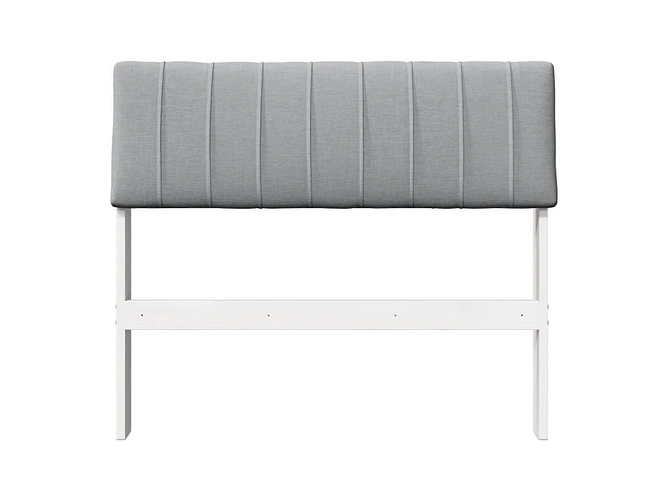 Cabeceira estofada Cinzento-claro 90 cm