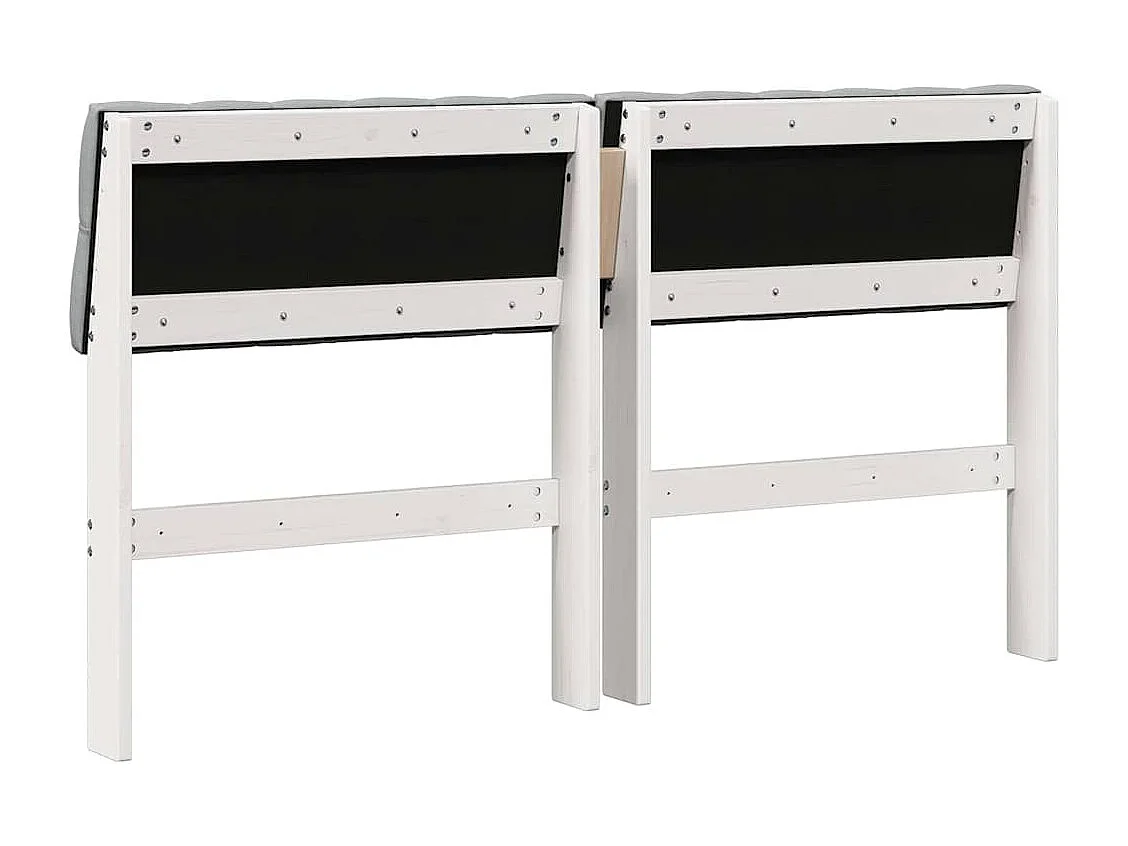 Cabeceira estofada Cinzento-claro 160 cm