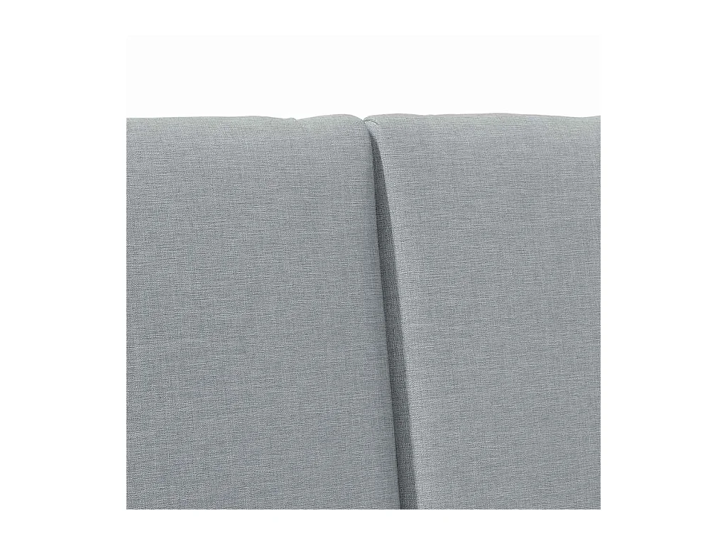 Cabeceira estofada Cinzento-claro 180 cm