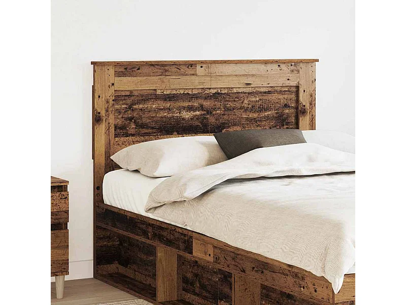 Cabecero con cabecera Madera Vieja 135 cm Madera contrachapada