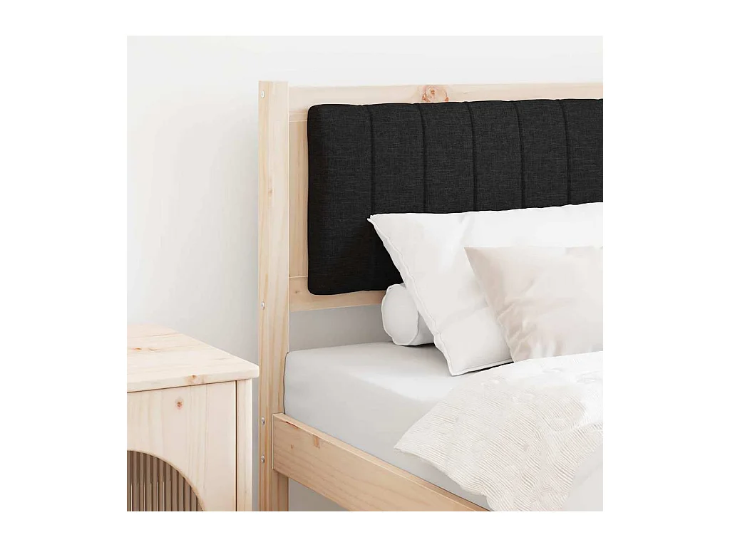 Cabeceira estofada com cabeceira Castanho 75 cm