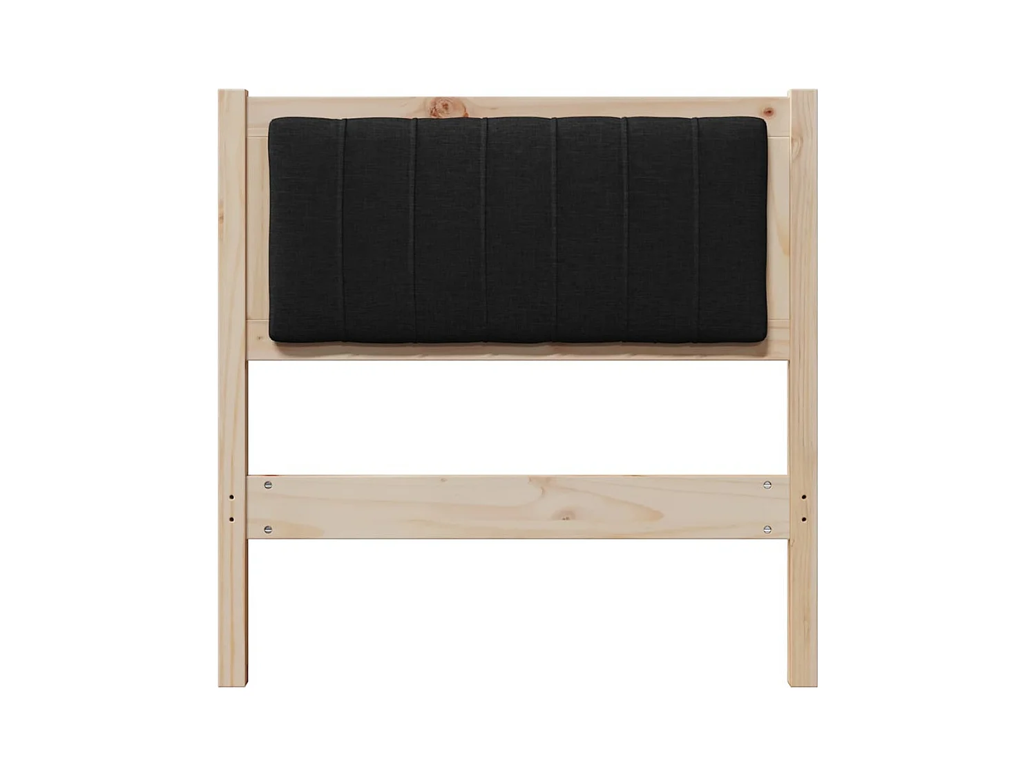 Cabeceira estofada com cabeceira Castanho 75 cm