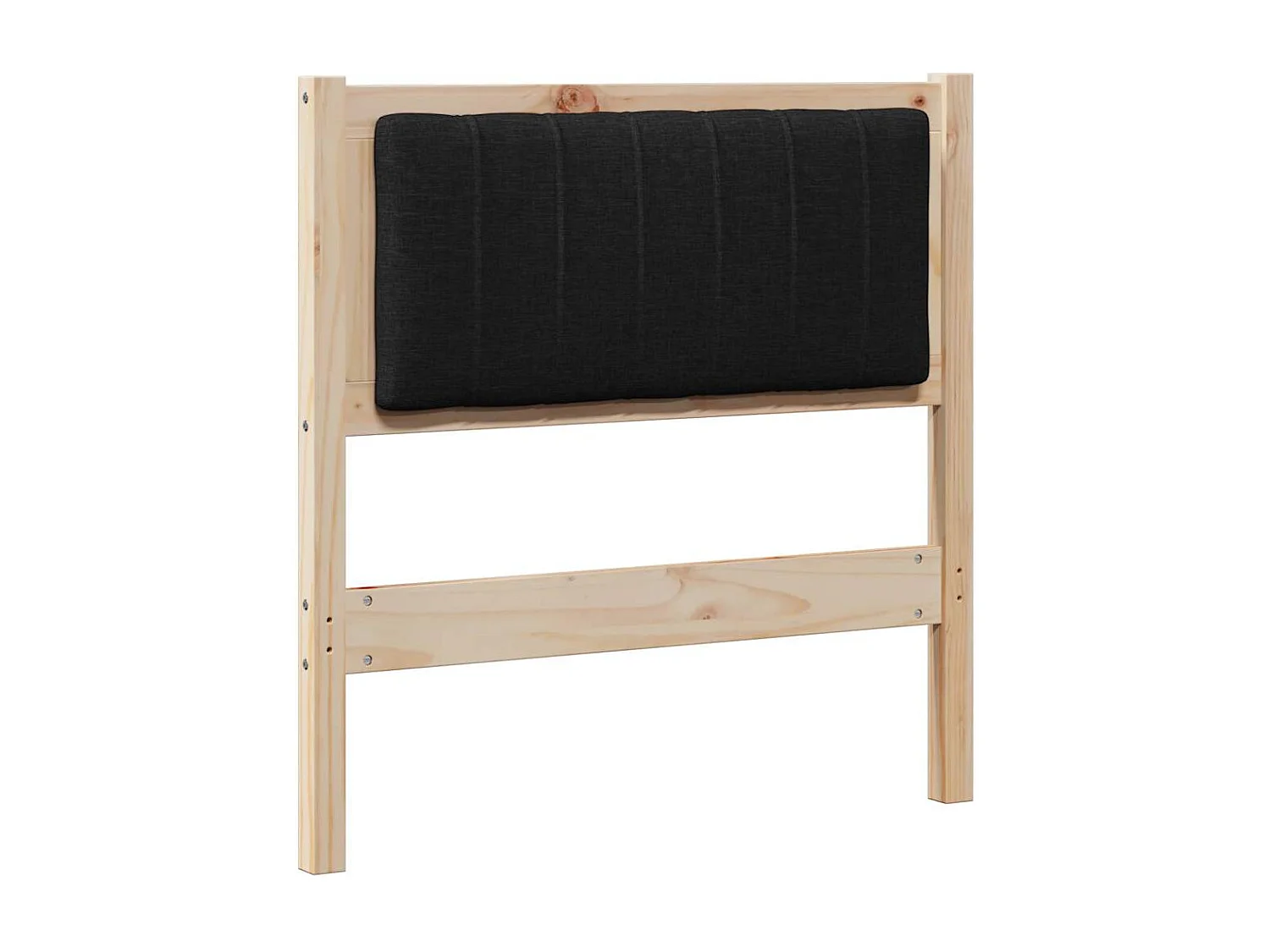 Cabeceira estofada com cabeceira Castanho 75 cm