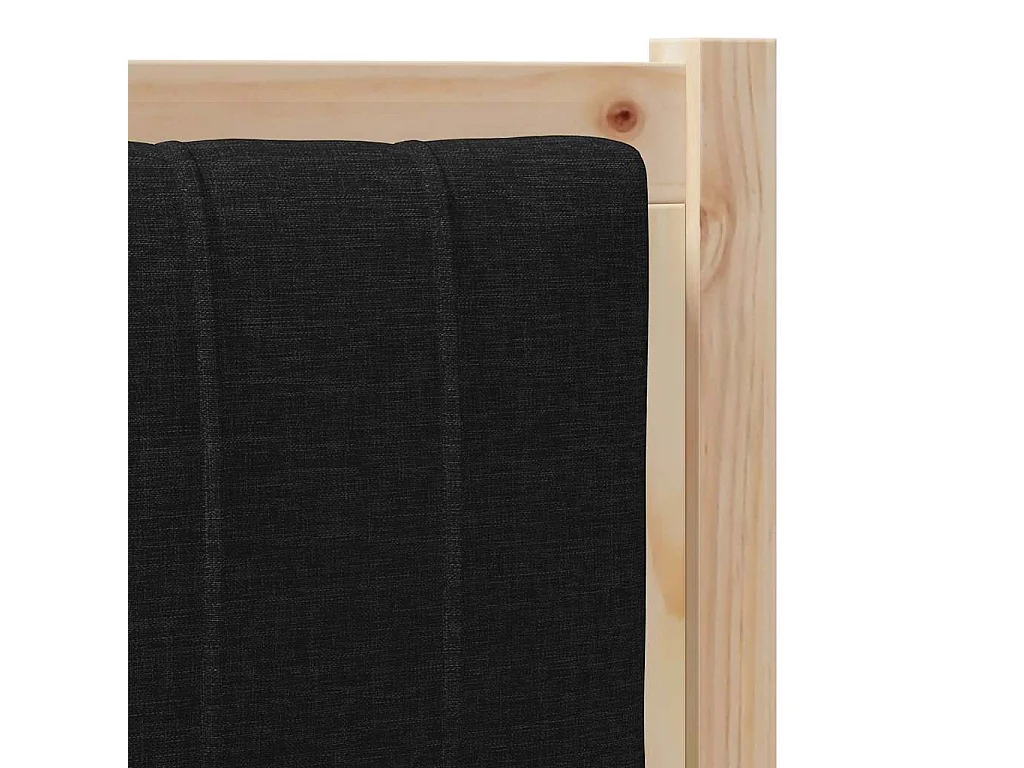 Cabeceira estofada com cabeceira Castanho 75 cm