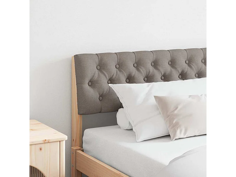 Cabeceira estofada Cinzento-acastanhado 180 cm