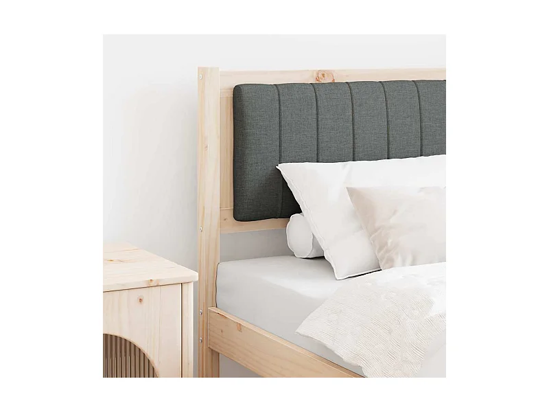 Cabeceira estofada com cabeceira Castanho 80 cm