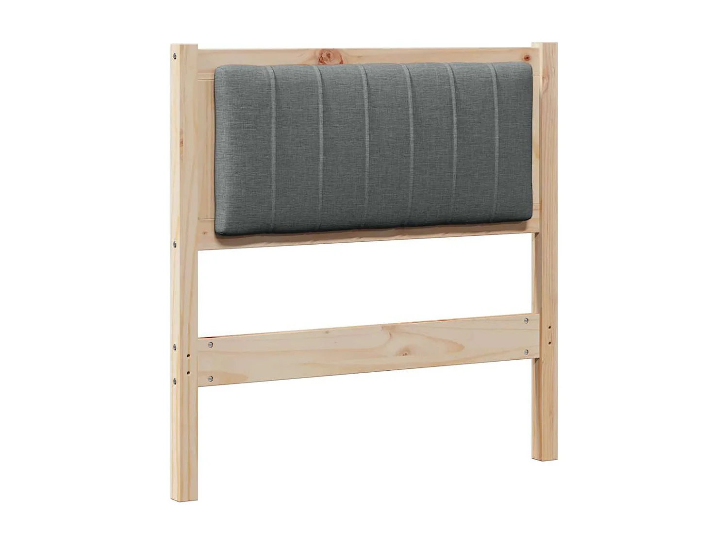 Cabeceira estofada com cabeceira Castanho 80 cm