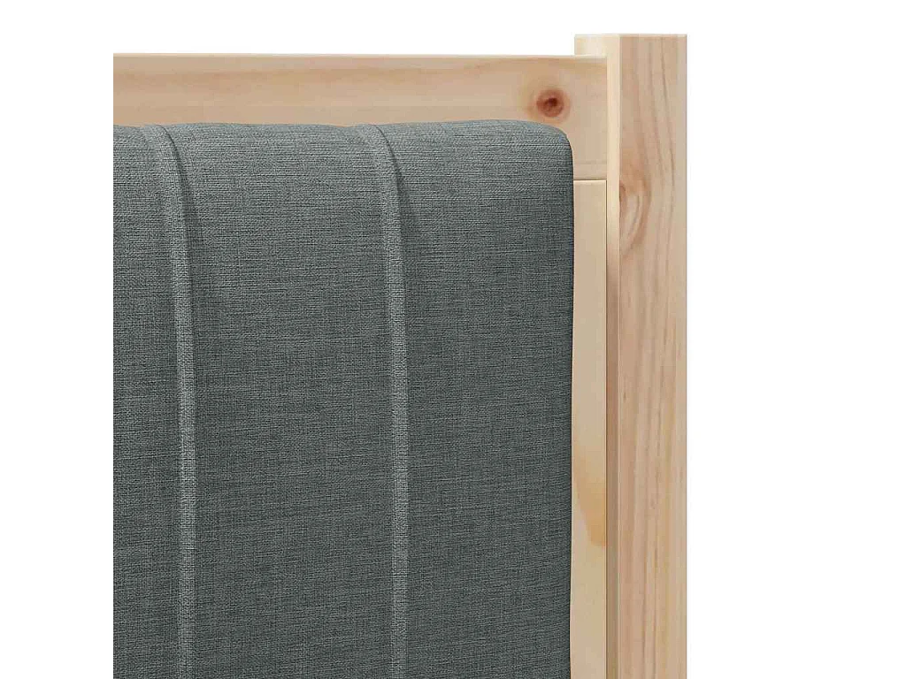 Cabeceira estofada com cabeceira Castanho 80 cm