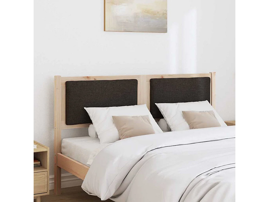 Cabecero Otro Marrón 150 cm Madera maciza de pino