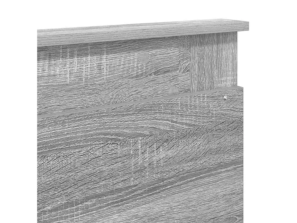 Tête de lit Gris Sonoma 180 cm Bois d'ingénierie