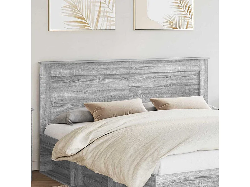 Tête de lit Gris Sonoma 180 cm Bois d'ingénierie