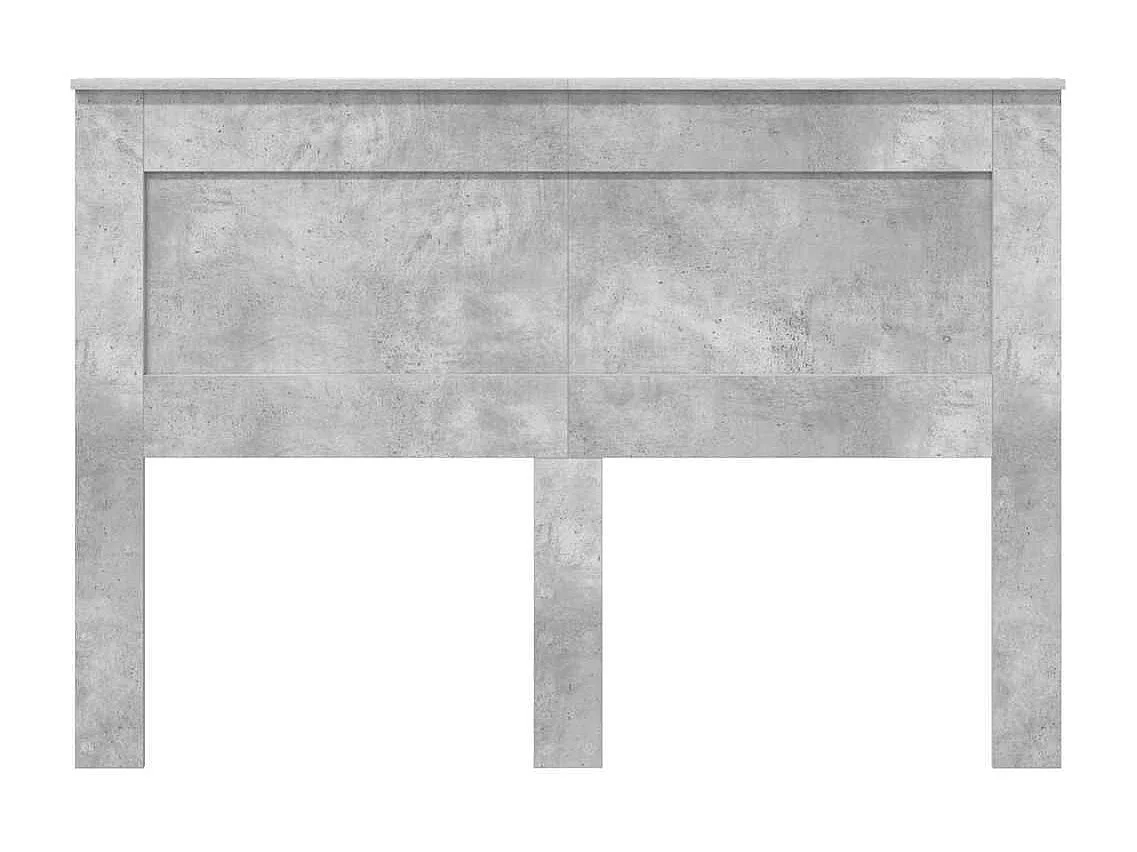 Tête de lit Gris béton 150 cm Bois d'ingénierie