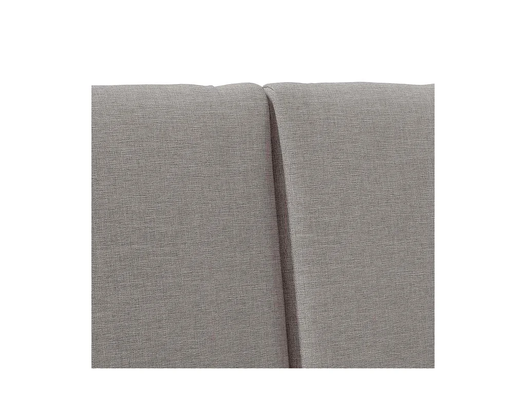 Cabecero tapizado Taupé 150 cm Madera de pino macizo