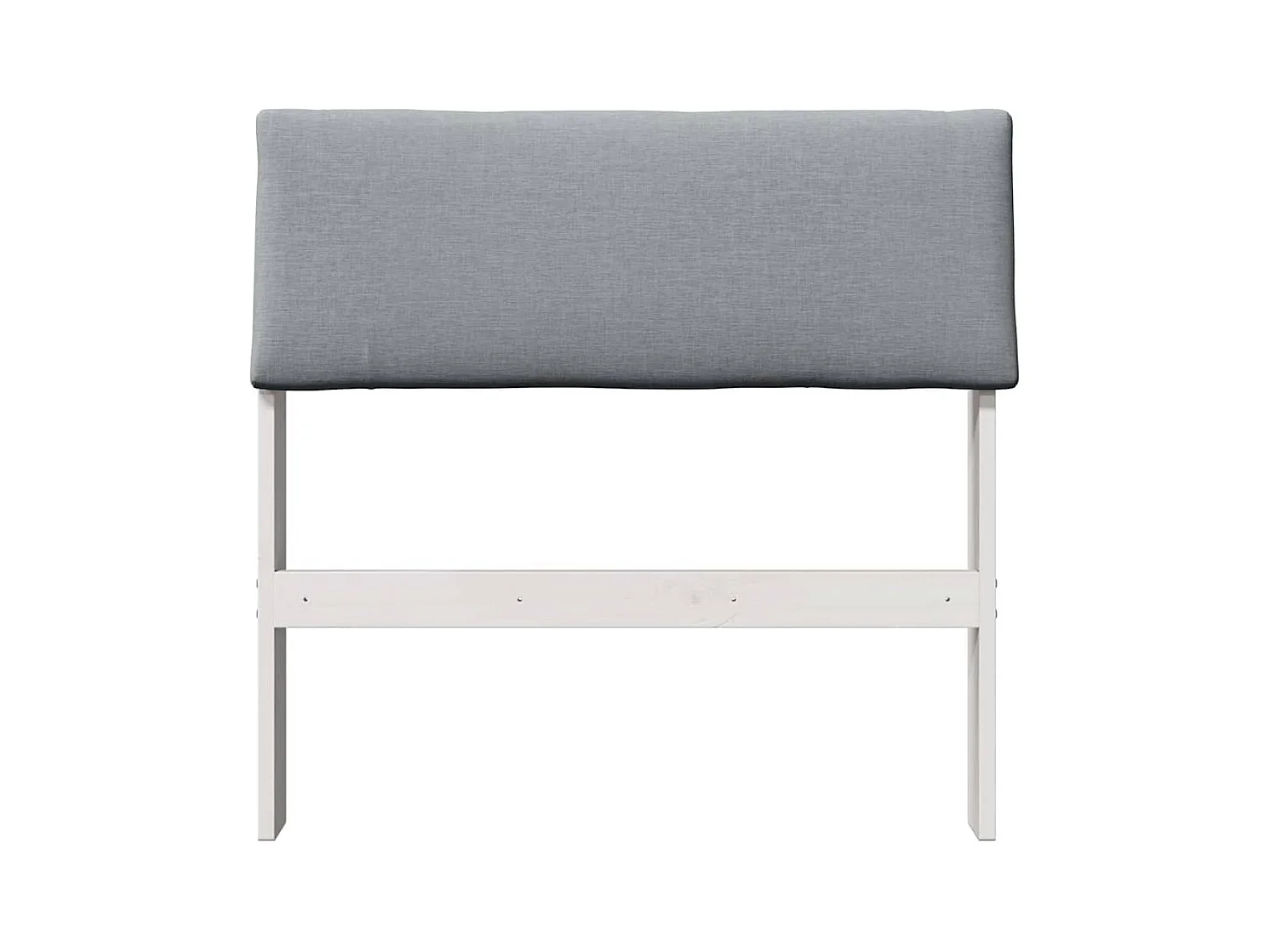 Cabeceira estofada Cinzento-claro 80 cm