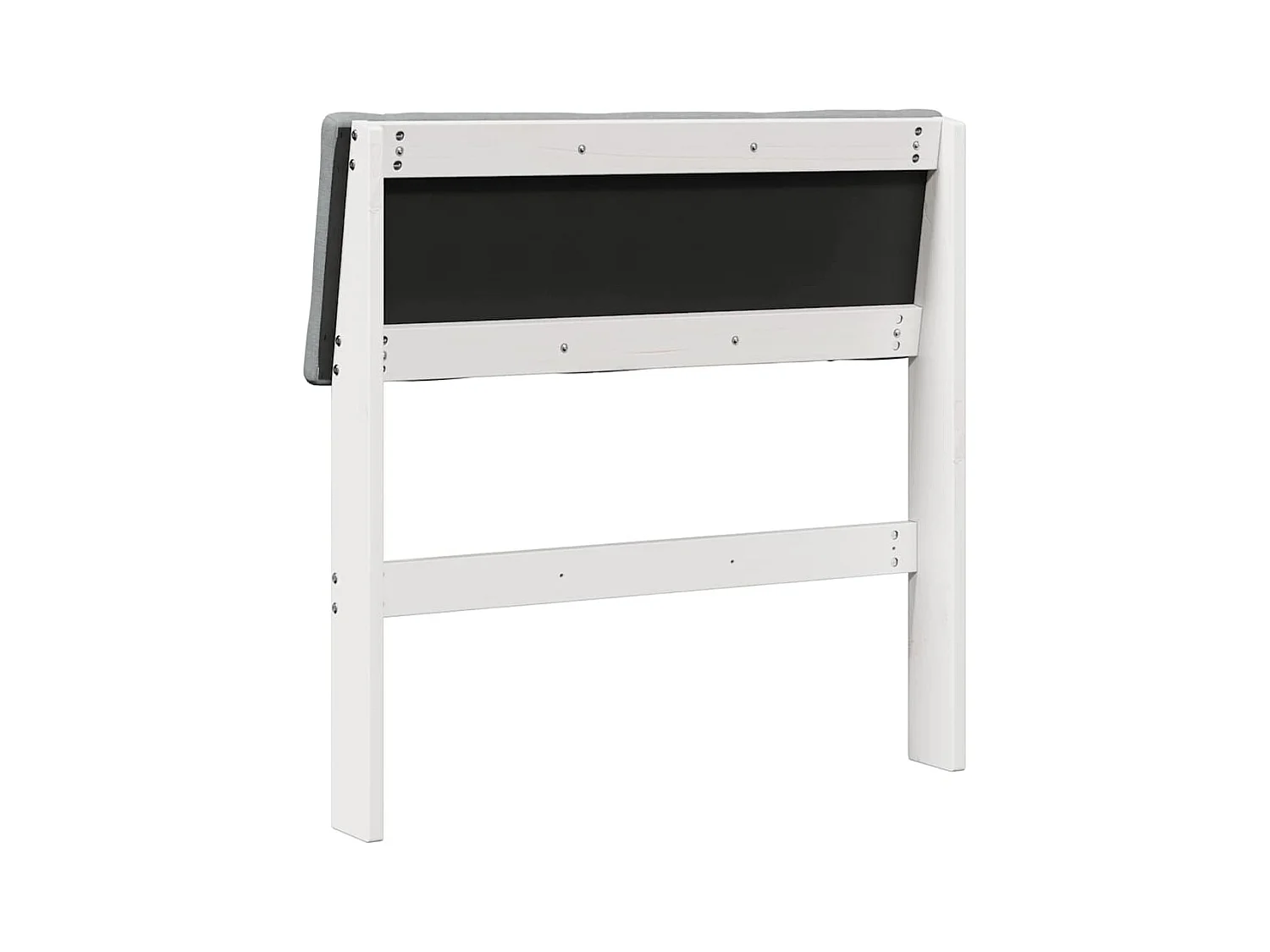 Cabeceira estofada Cinzento-claro 80 cm