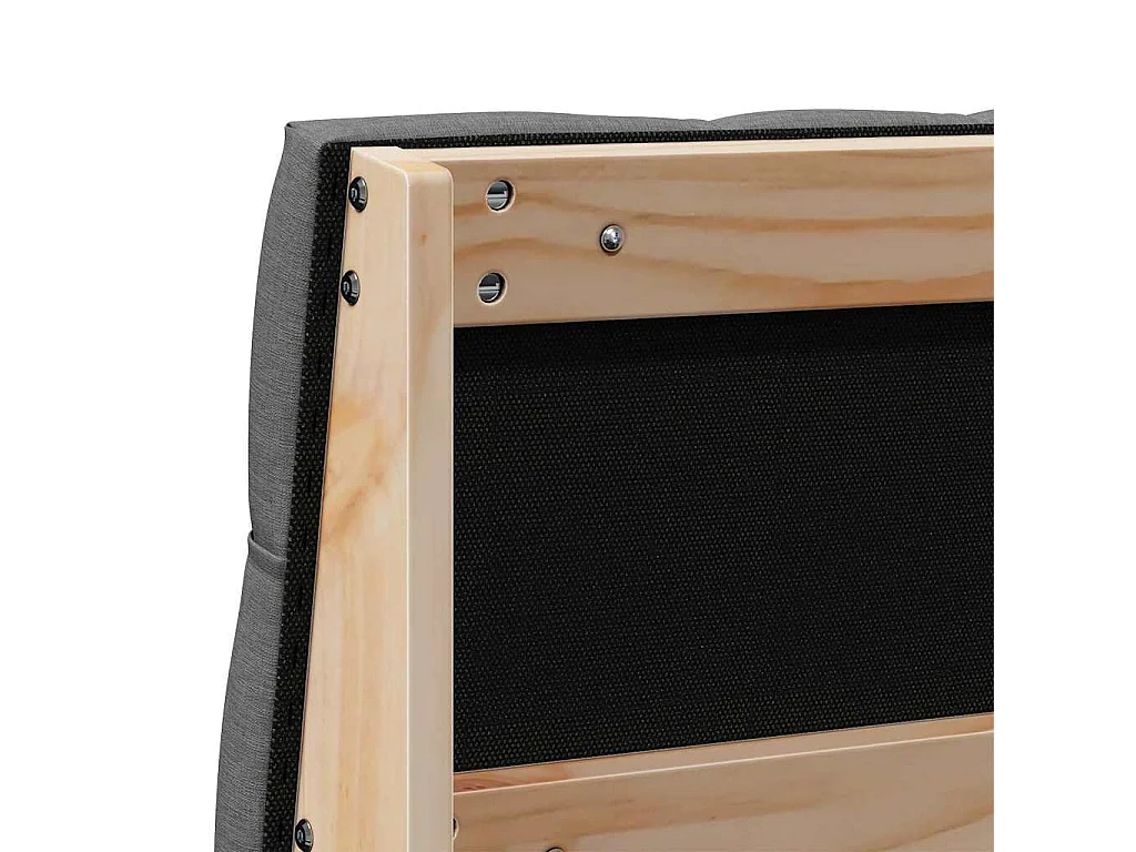 Cabeceira estofada Cinza Escuro 200 cm