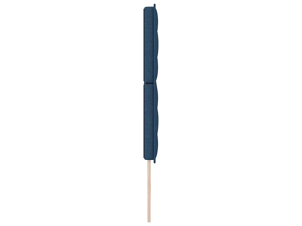 Tête de lit Hauteur réglable avec tête de lit Bleu 140 cm tissu