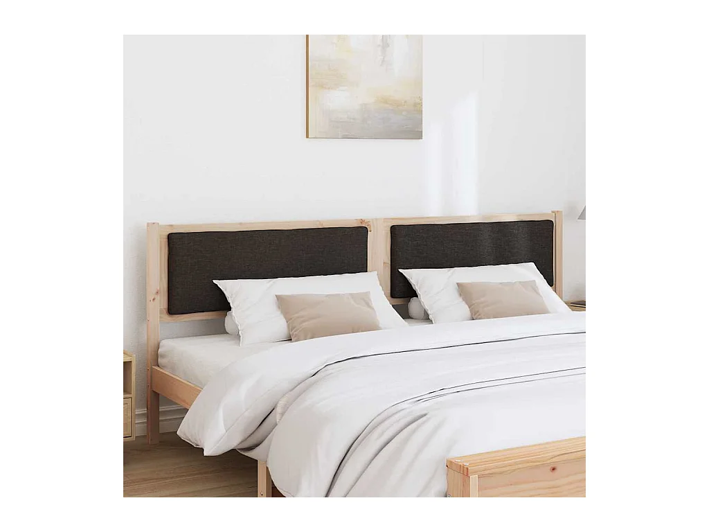 Cabecero Otro Marrón 200 cm Madera maciza de pino