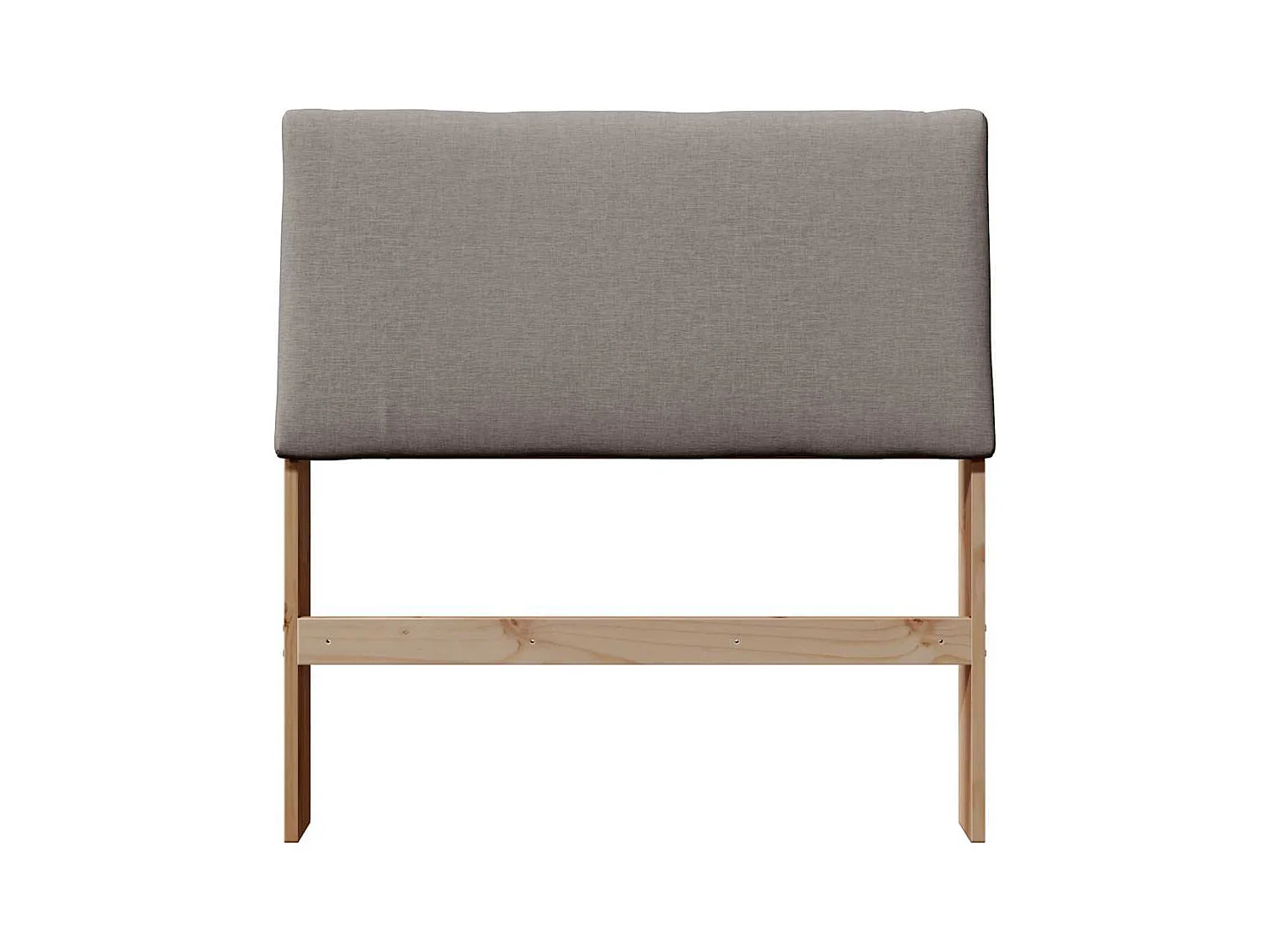 Cabeceira estofada Cinzento-acastanhado 90 cm