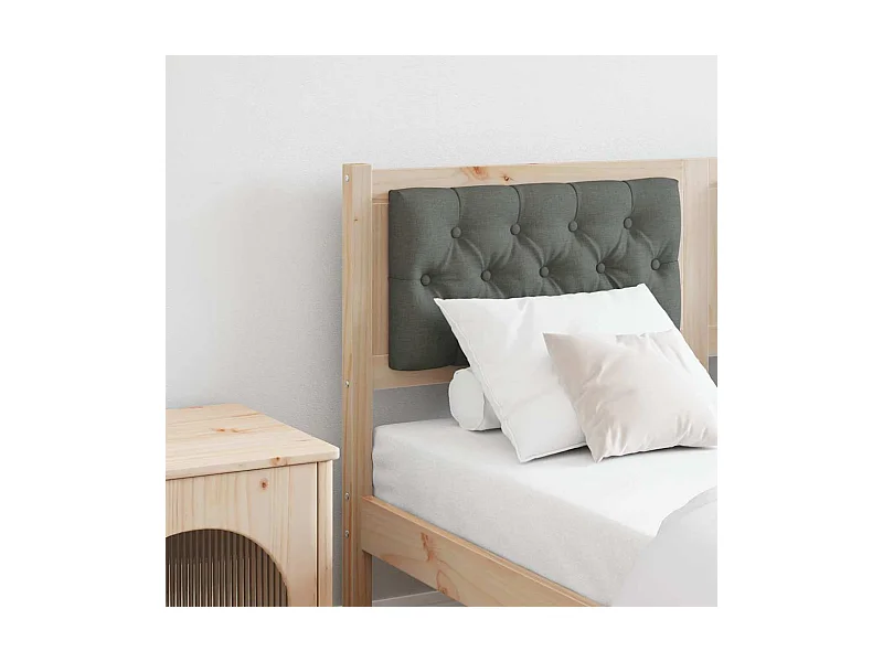 Tête de lit marron et gris foncé 150 cm Bois massif en pin