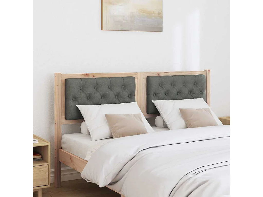 Cabeceira Outros castanho e cinzento-escuro 150 cm