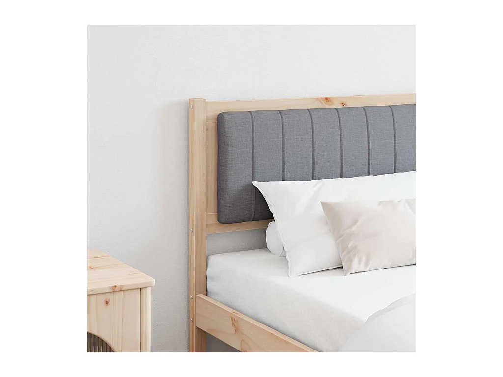 Cabeceira estofada com cabeceira Castanho 180 cm