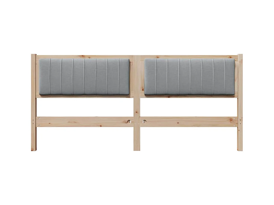 Cabeceira estofada com cabeceira Castanho 180 cm