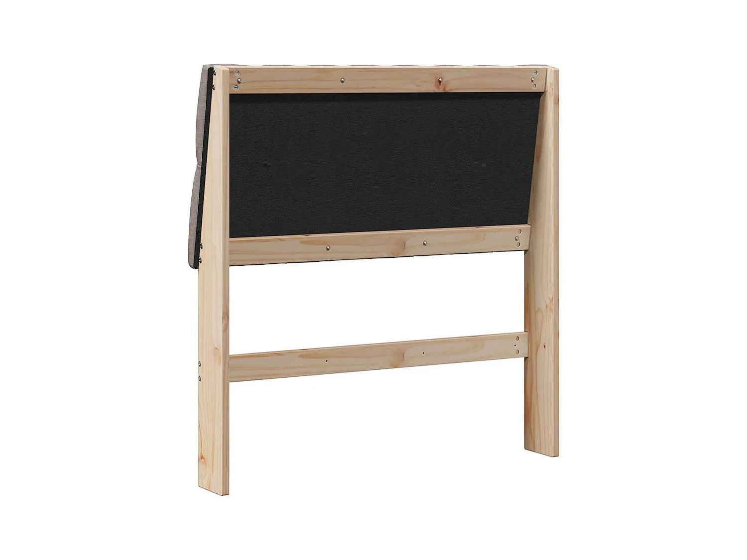 Cabeceira estofada Cinzento-acastanhado 90 cm