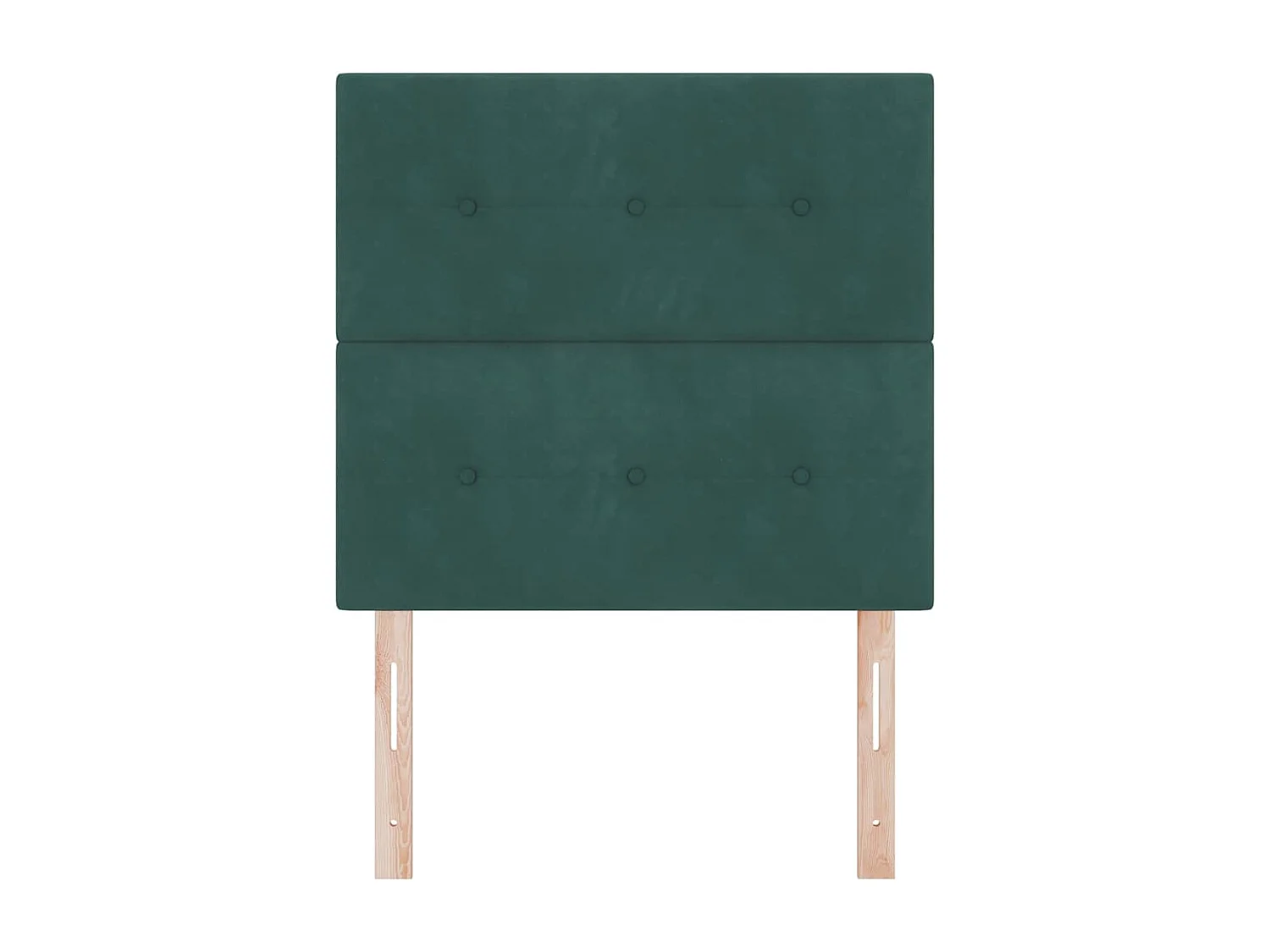 Tête de lit Montage mural Vert foncé 80 cm Velours