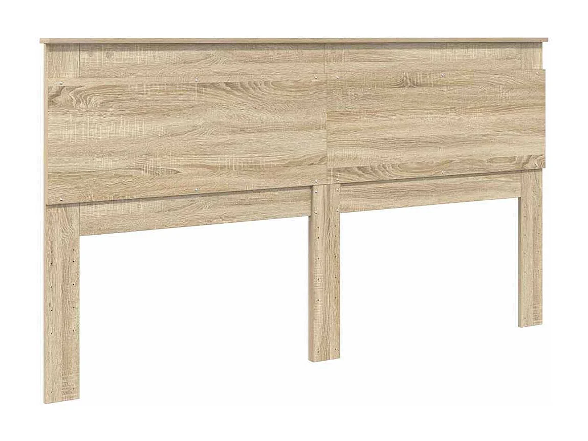 Cabecero con cabecera Roble Sonoma 180 cm Madera contrachapada