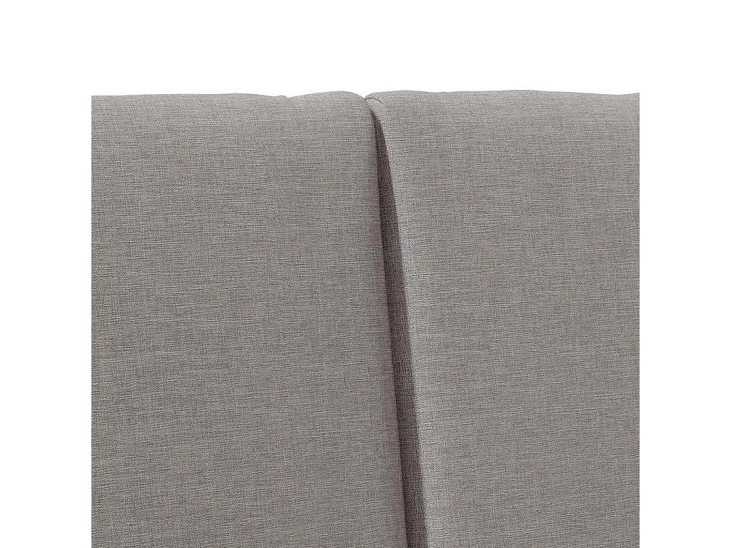 Cabeceira estofada Cinzento-acastanhado 120 cm