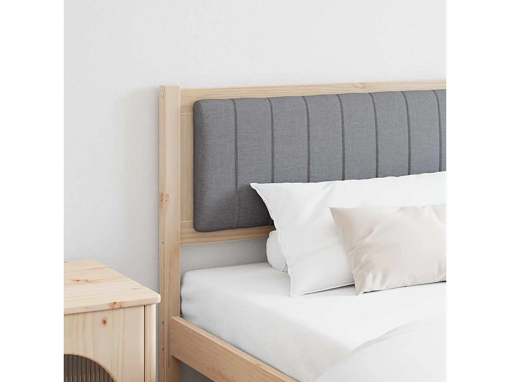 Cabeceira estofada com cabeceira Castanho 200 cm