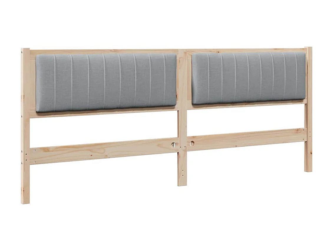 Cabeceira estofada com cabeceira Castanho 200 cm