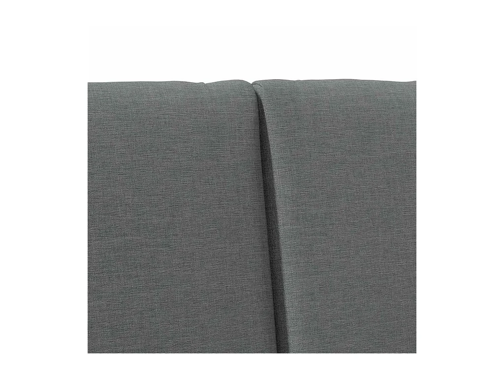 Cabeceira estofada Cinza Escuro 180 cm