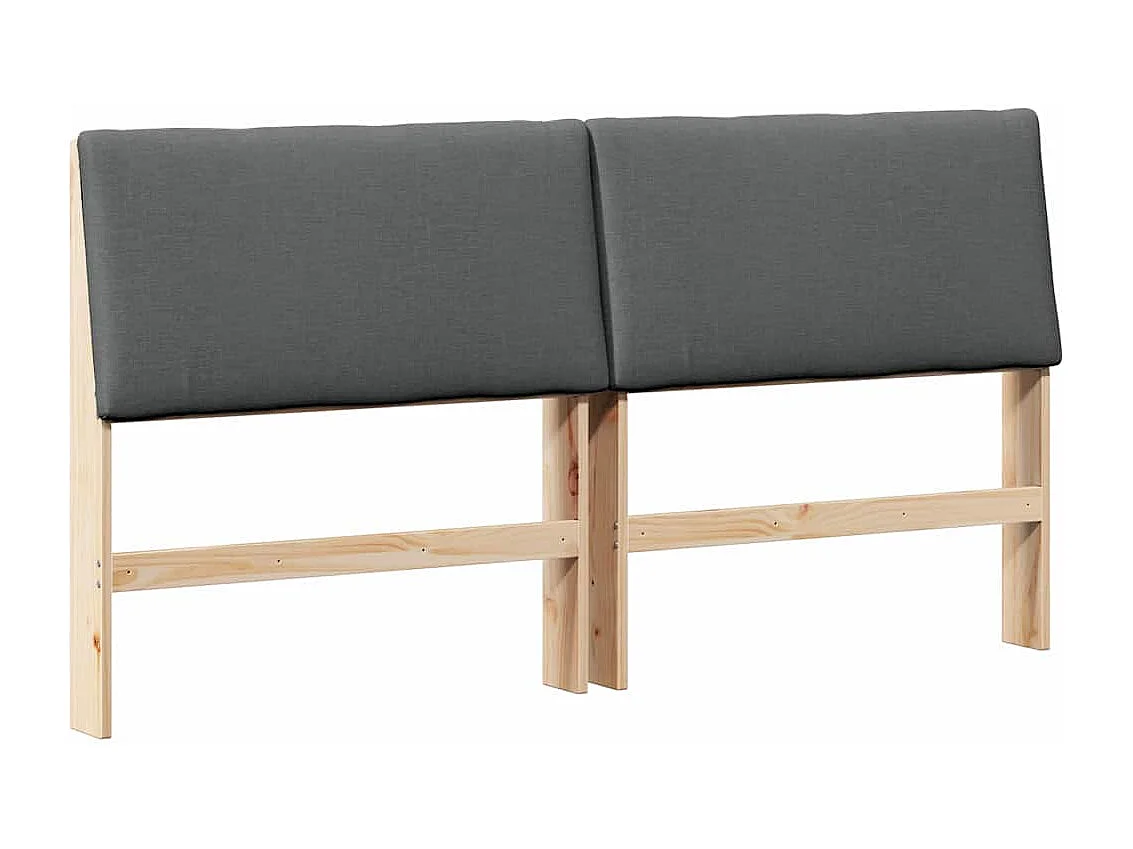 Cabeceira estofada Cinza Escuro 180 cm