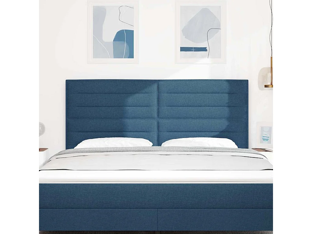 Cabecero Otro con cabecera Azul 180 cm tela