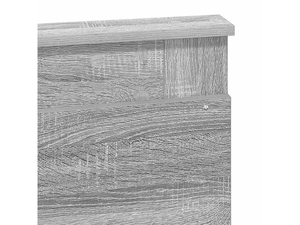 Tête de lit Gris Sonoma 120 cm Bois d'ingénierie