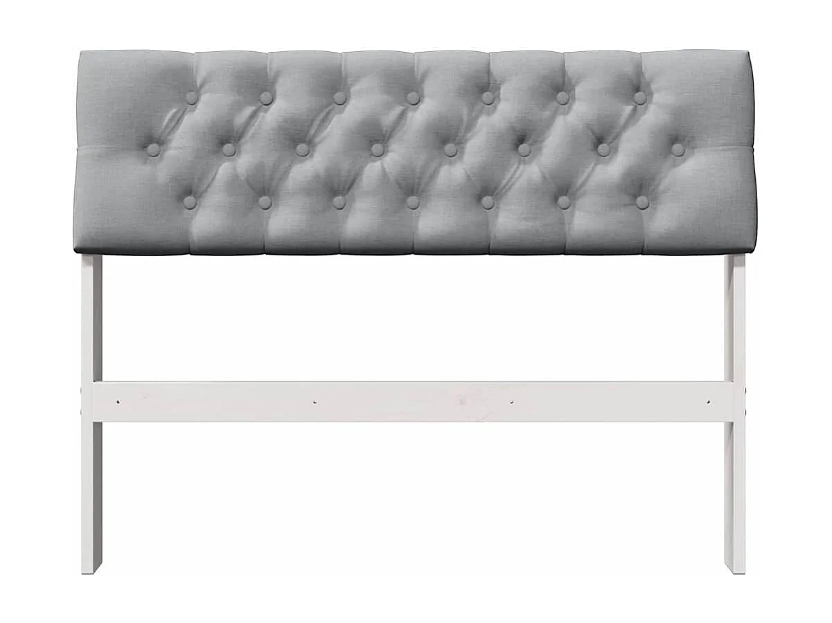 Cabeceira estofada Cinzento-claro 100 cm