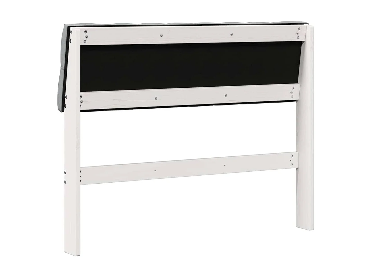 Cabeceira estofada Cinzento-claro 100 cm