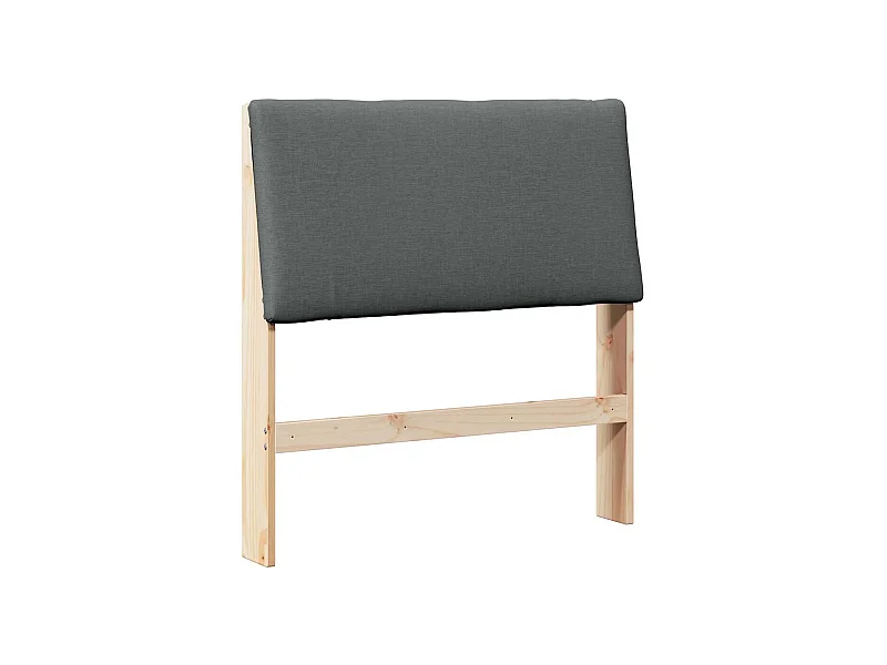 Cabeceira estofada Cinza Escuro 100 cm