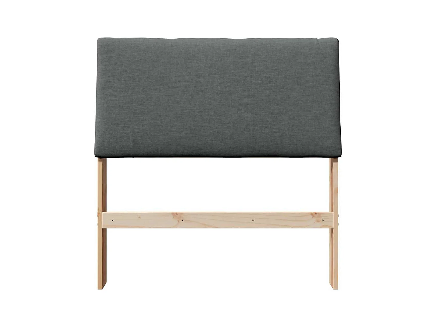 Cabeceira estofada Cinza Escuro 100 cm