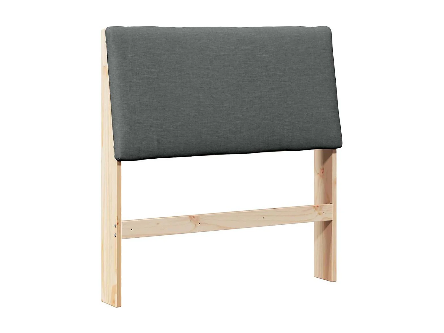 Cabeceira estofada Cinza Escuro 100 cm