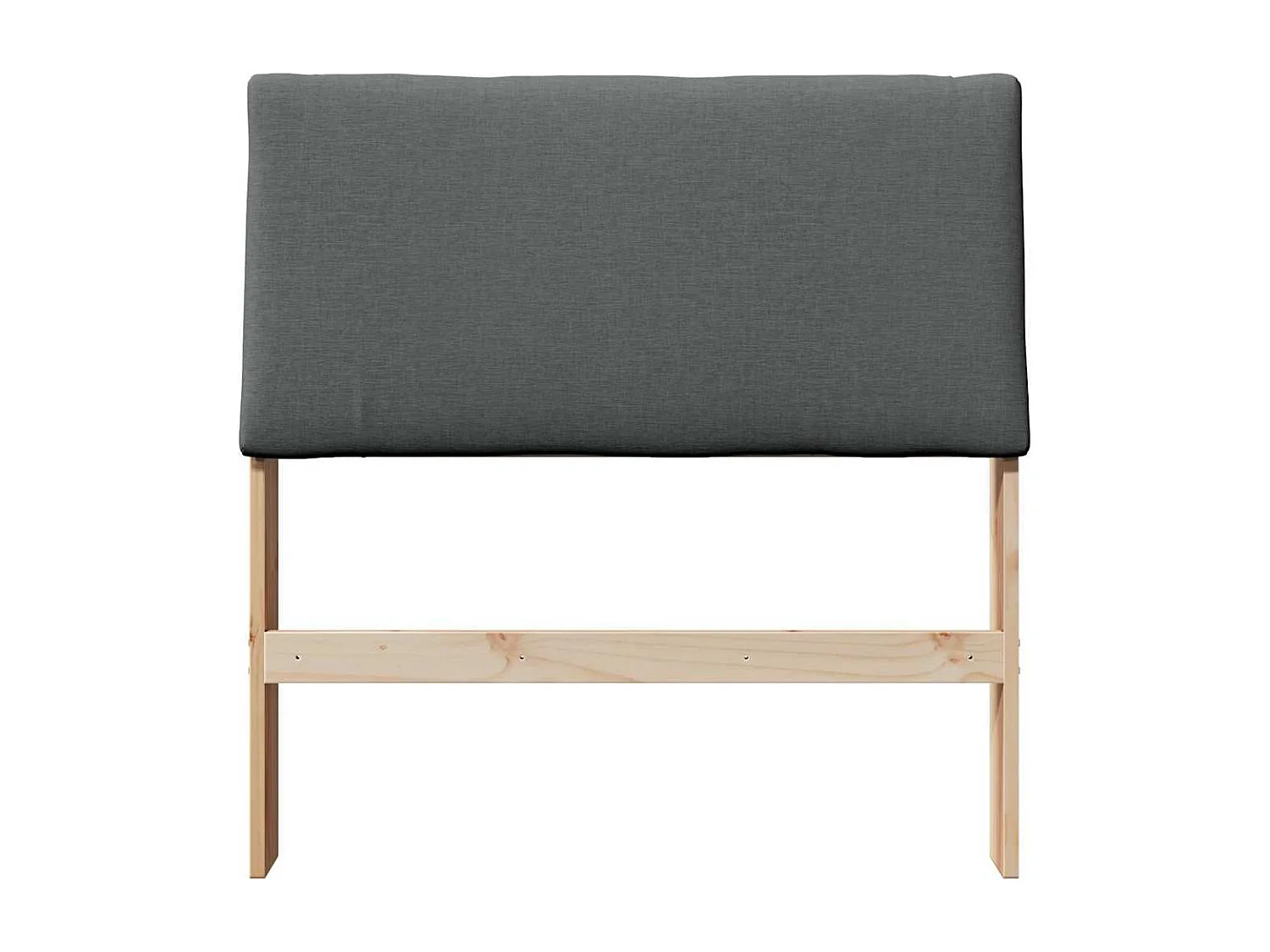 Cabeceira estofada Cinza Escuro 100 cm