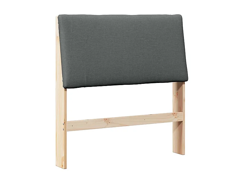 Cabeceira estofada Cinza Escuro 100 cm