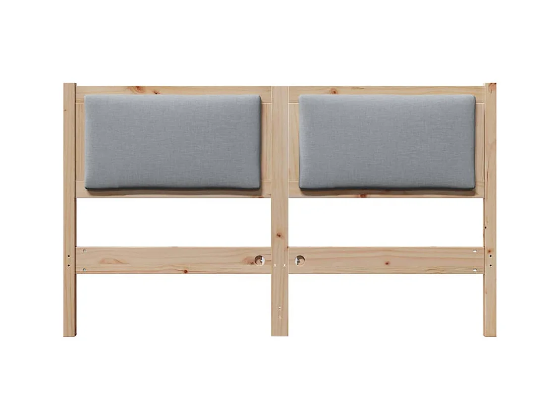 Tête de lit Autre Marron 140 cm Bois massif en pin