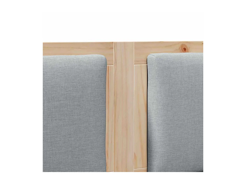 Tête de lit Autre Marron 140 cm Bois massif en pin