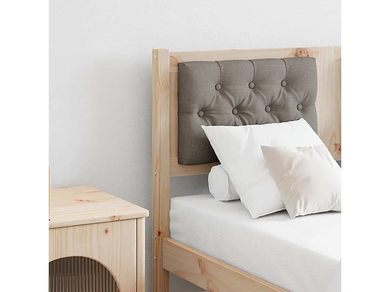 Tête de lit Autre Marron et taupe 135 cm Bois massif en pin