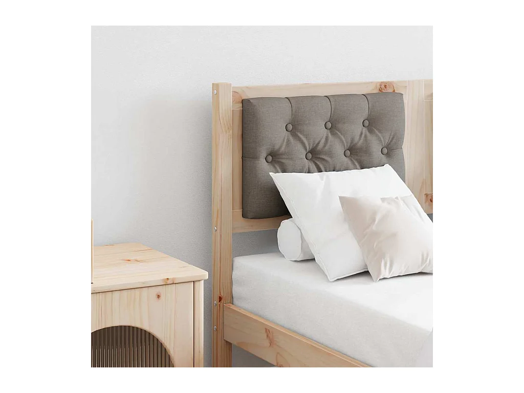 Tête de lit Autre Marron et taupe 135 cm Bois massif en pin